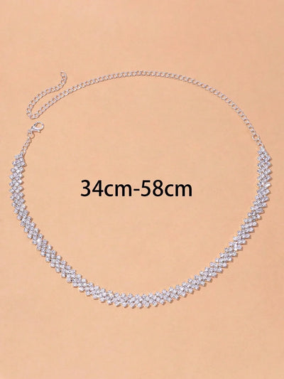 Elegancka Naszyjnik z Kryształkami