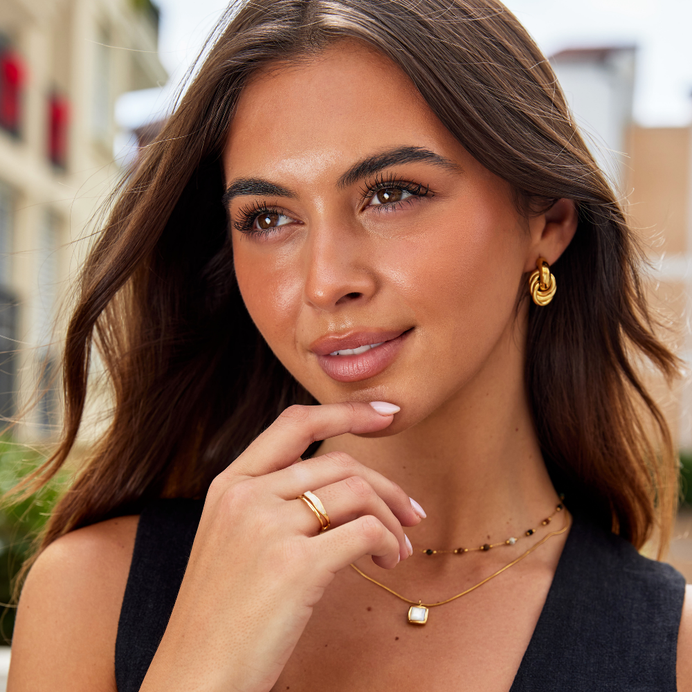 Nowak™ | Warstwowy pierścionek